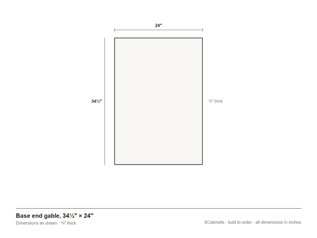 Base End Gable