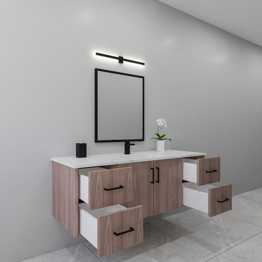 60" Walnut Vanity