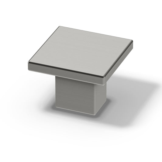 Ledger Knob, brushed nickel
