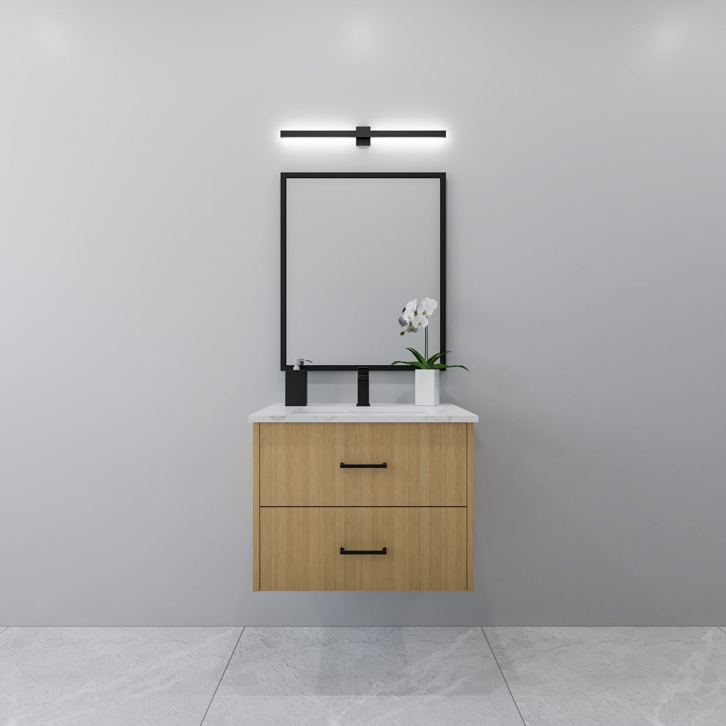 27" Oak Vanity