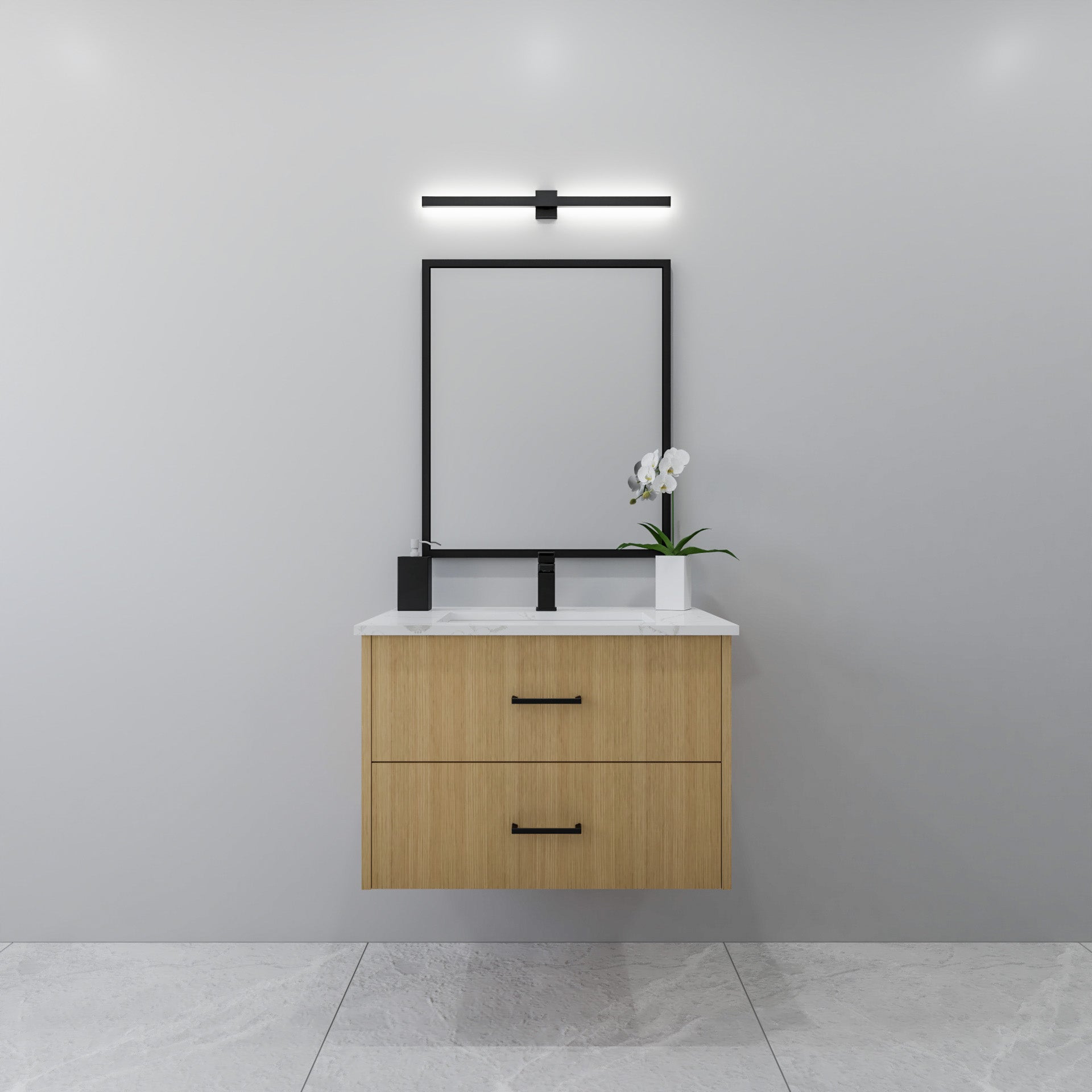 30" Oak Vanity