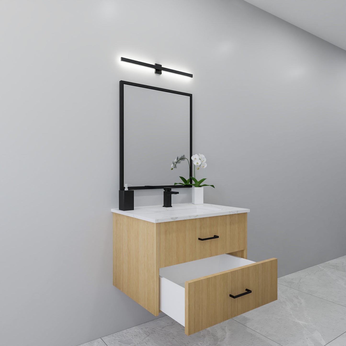 30" Oak Vanity