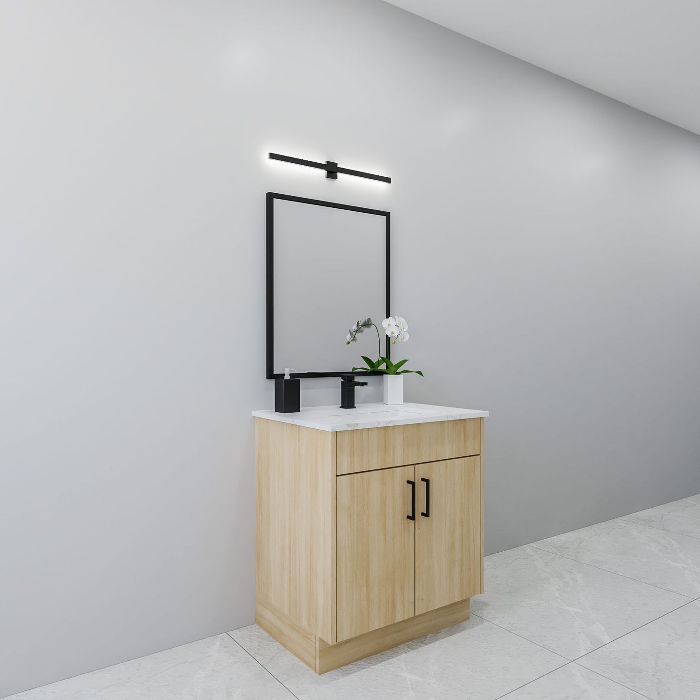 30" Oak Vanity