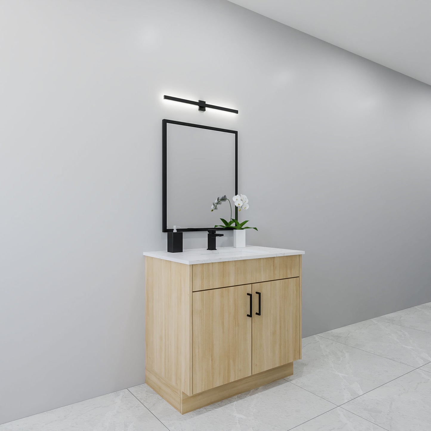 36" Oak Vanity