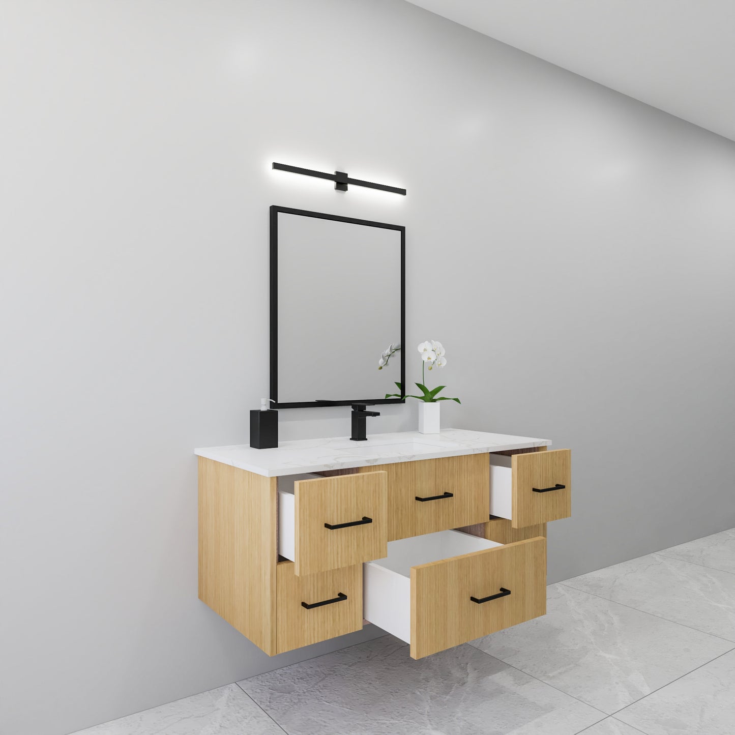 48" Oak Vanity