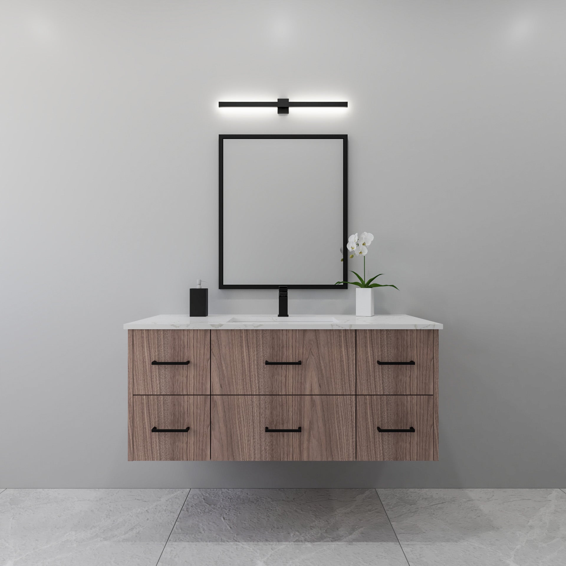 48" Walnut Vanity