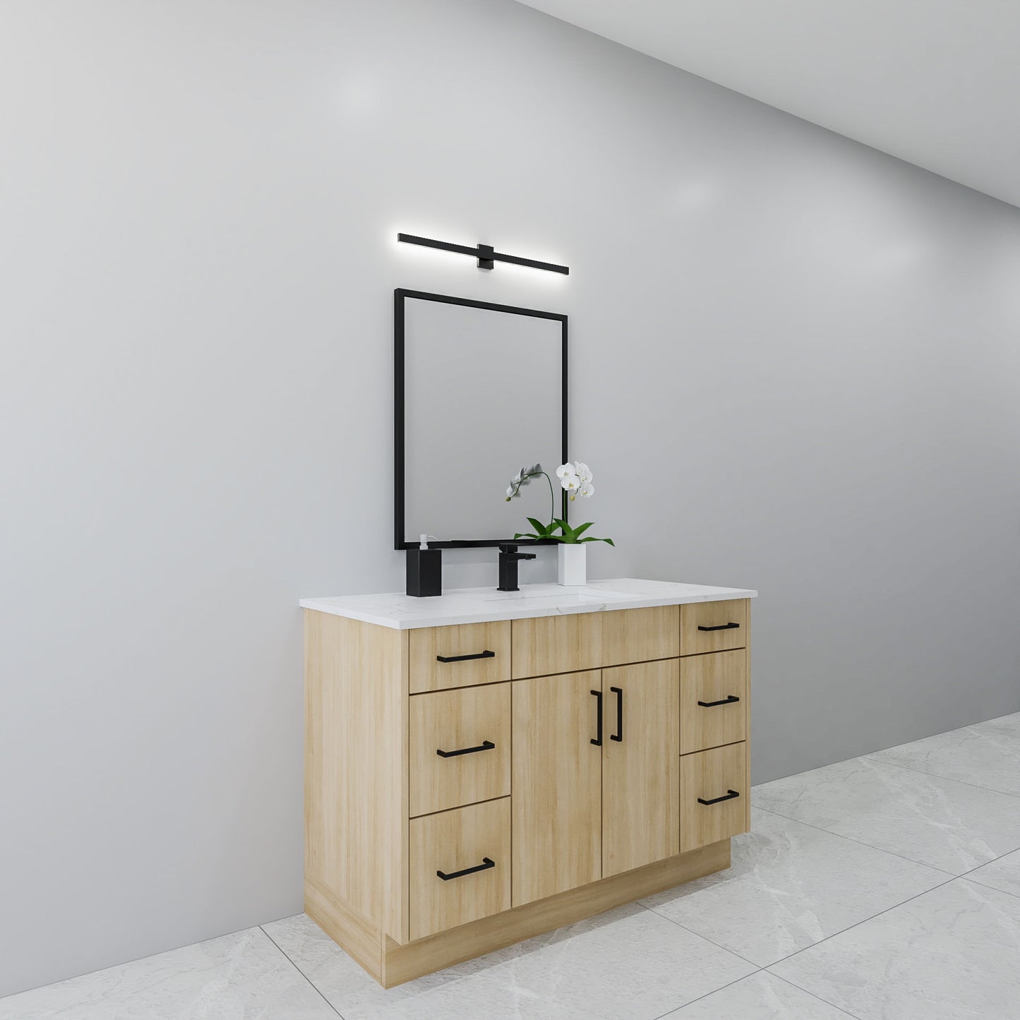 48" Oak Vanity