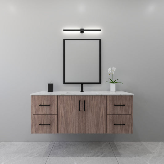 54" Walnut Vanity