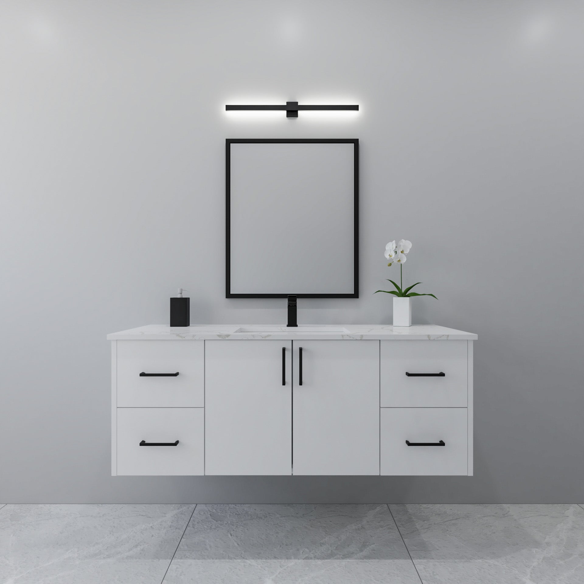 54" Painted Vanity