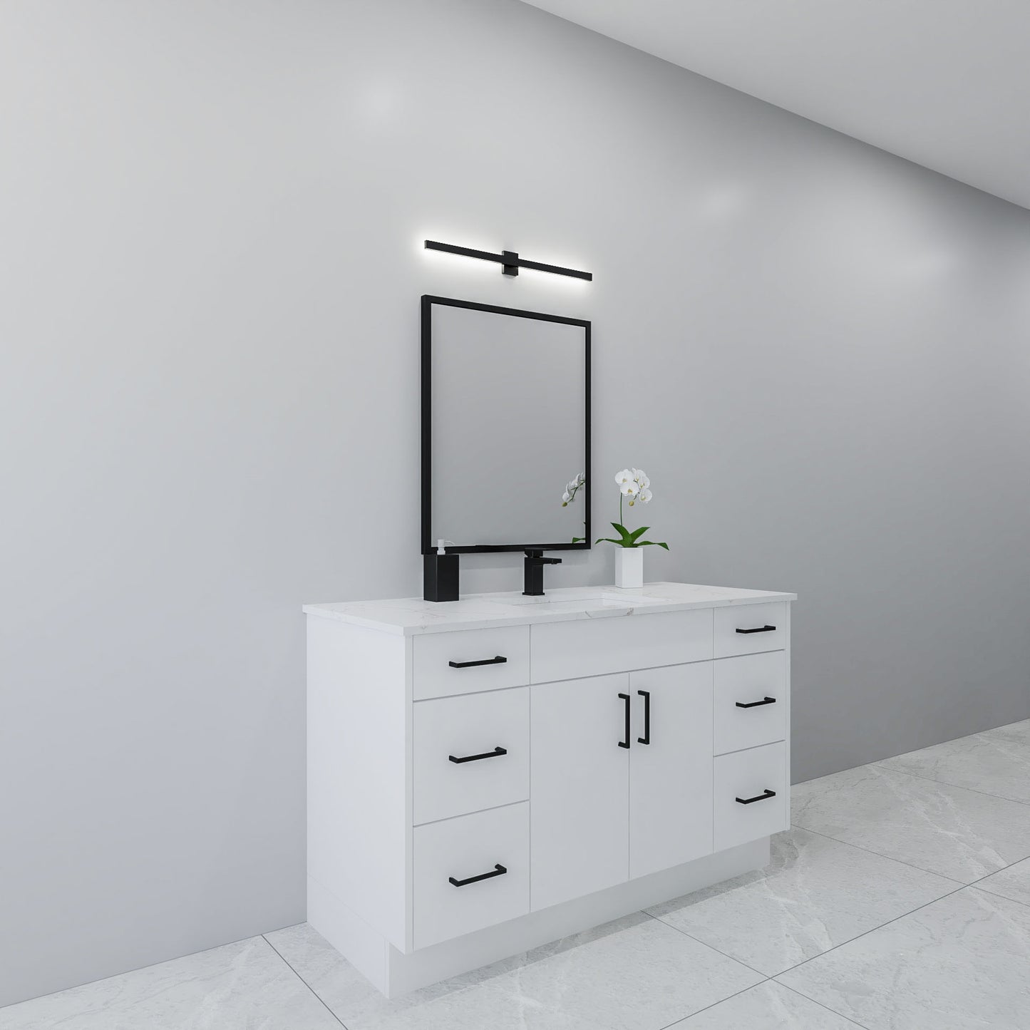 54" Painted Vanity