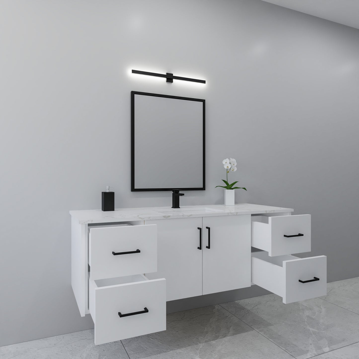 60" Painted Vanity