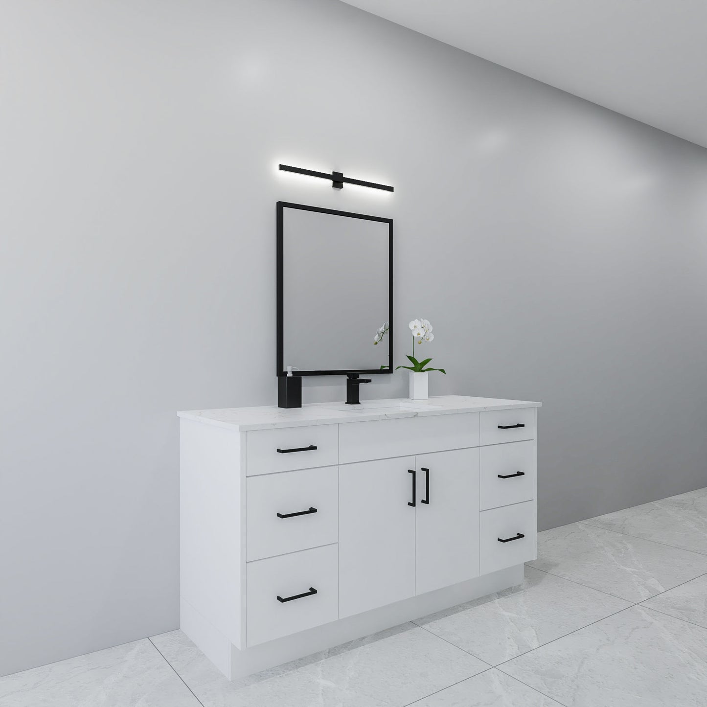 60" Painted Vanity