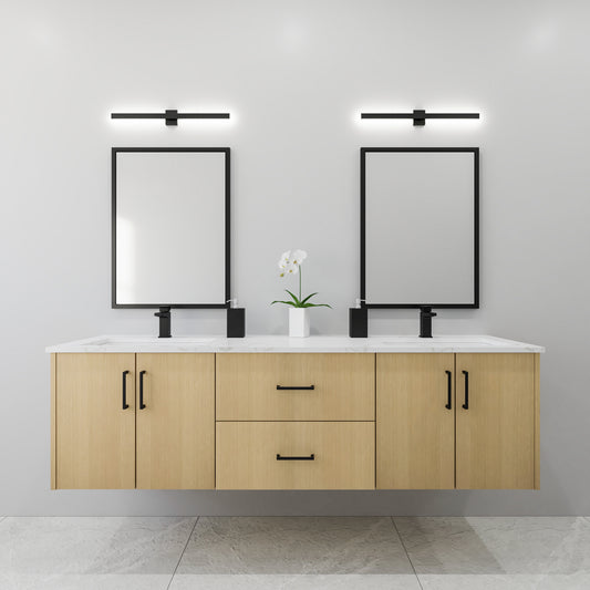 72" Oak Vanity