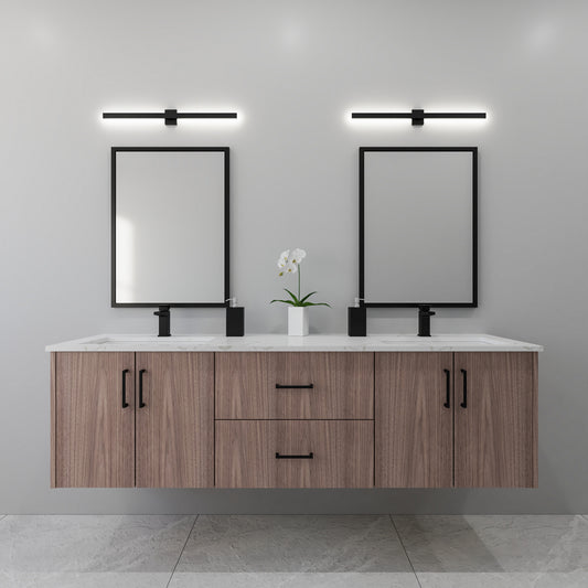 72" Walnut Vanity