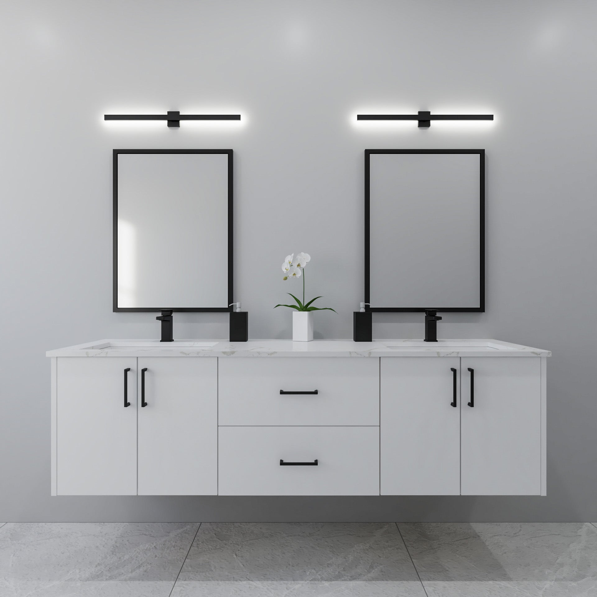 72" Painted Vanity