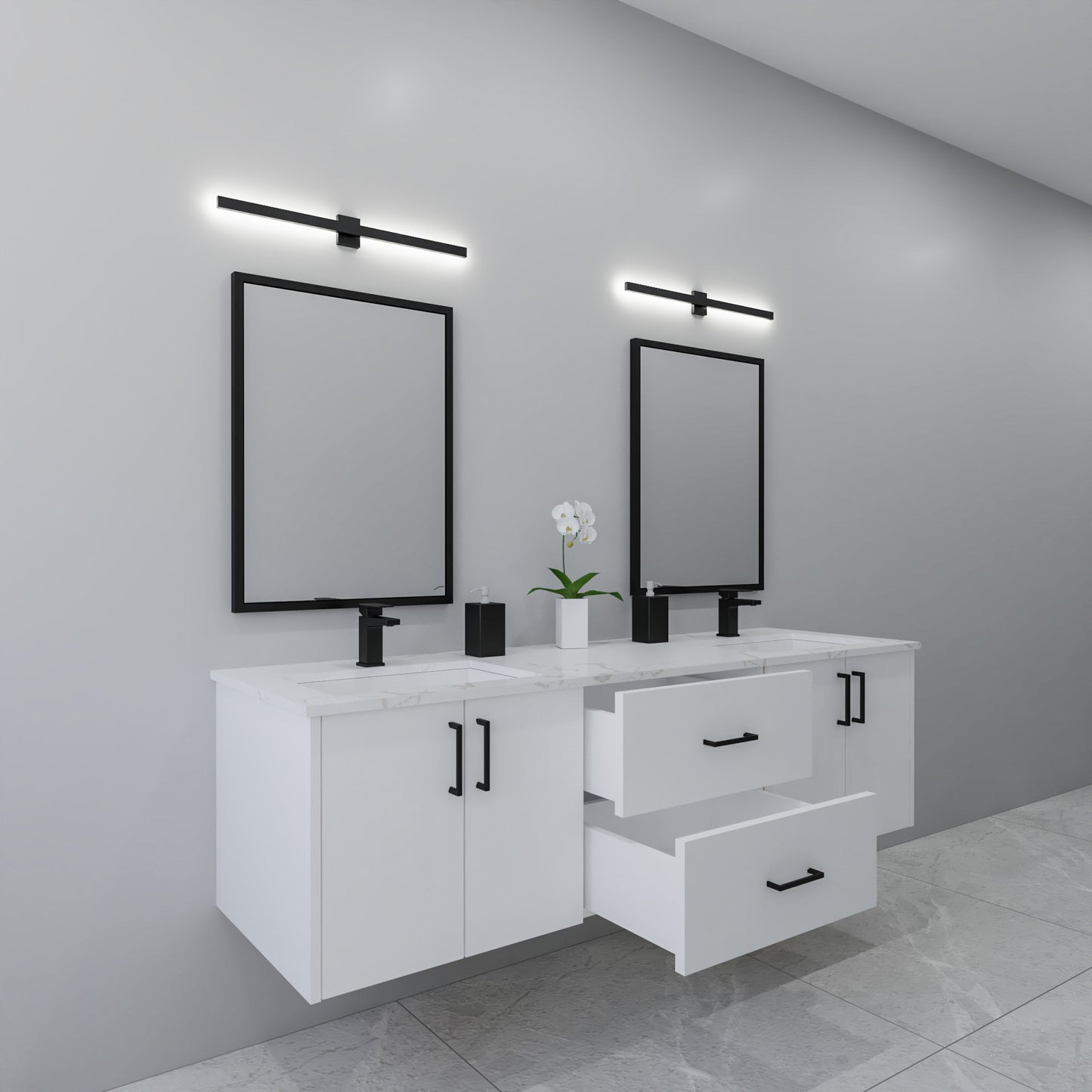 72" Painted Vanity