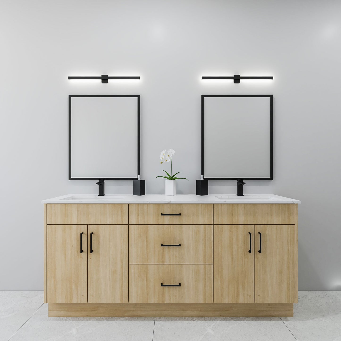 72" Oak Vanity