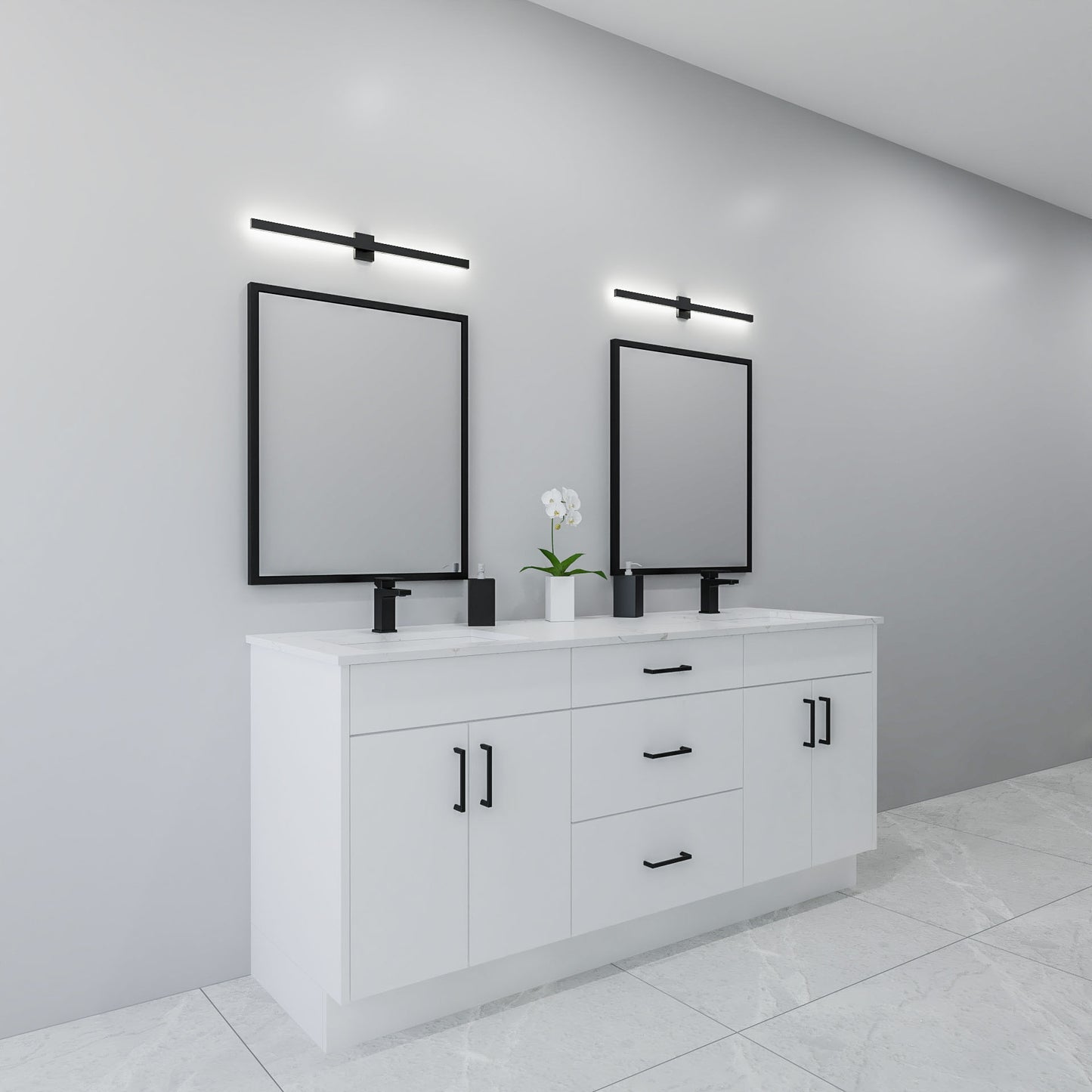 72" Painted Vanity