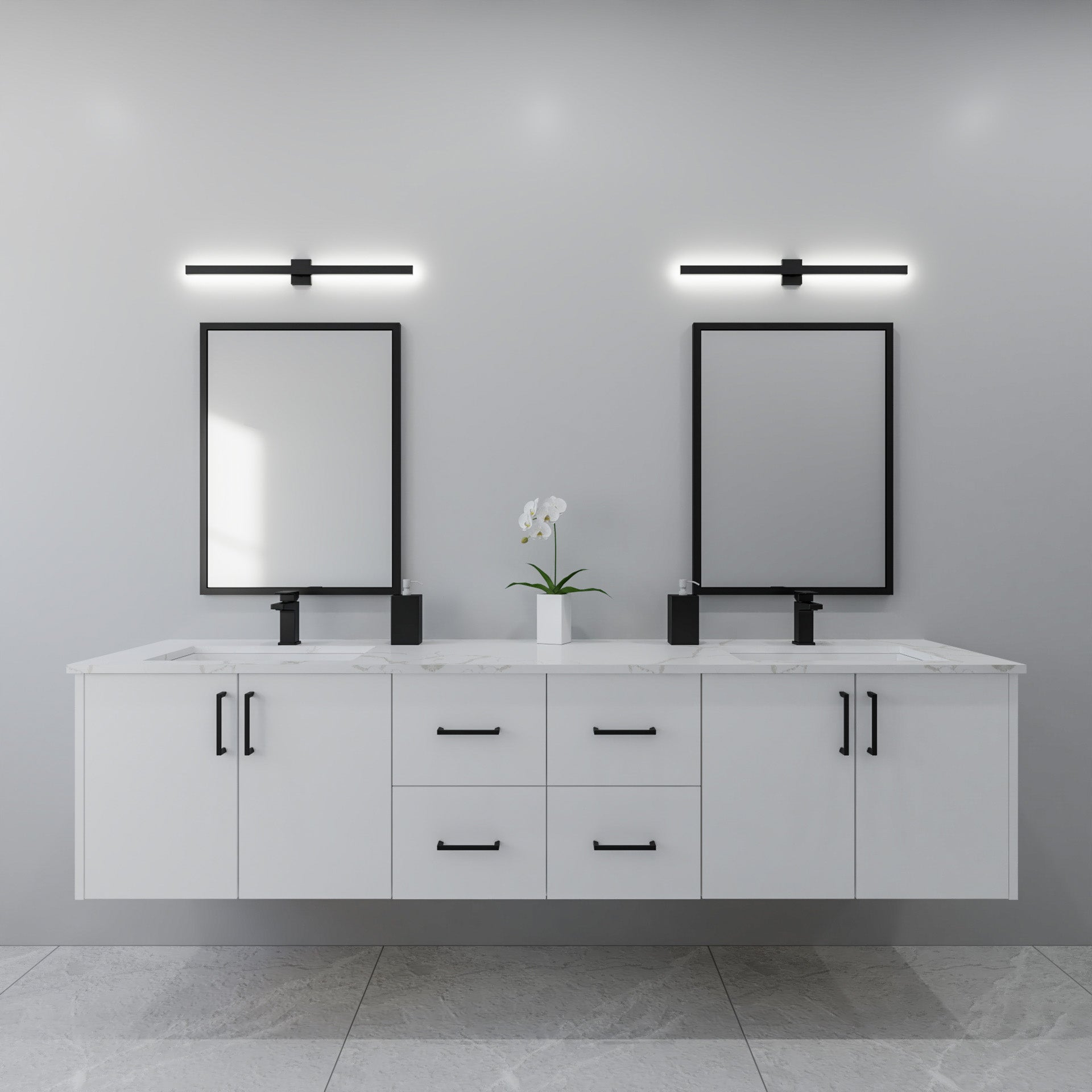 84" Painted Vanity