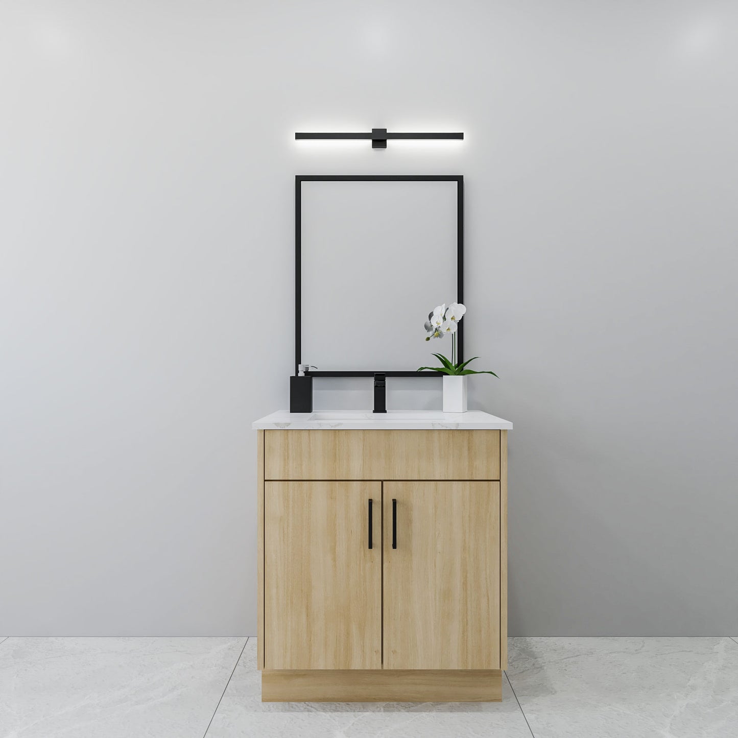 27" Oak Vanity