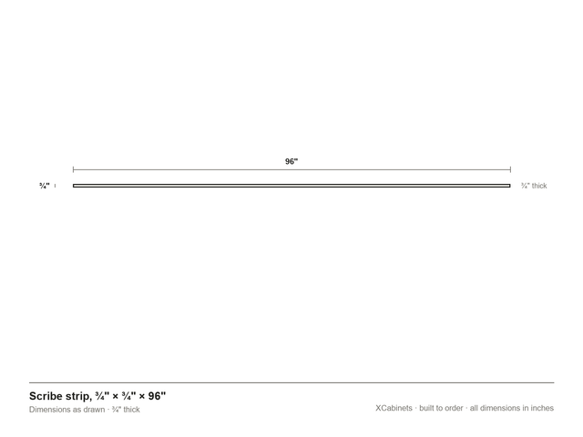 Scribe Strip