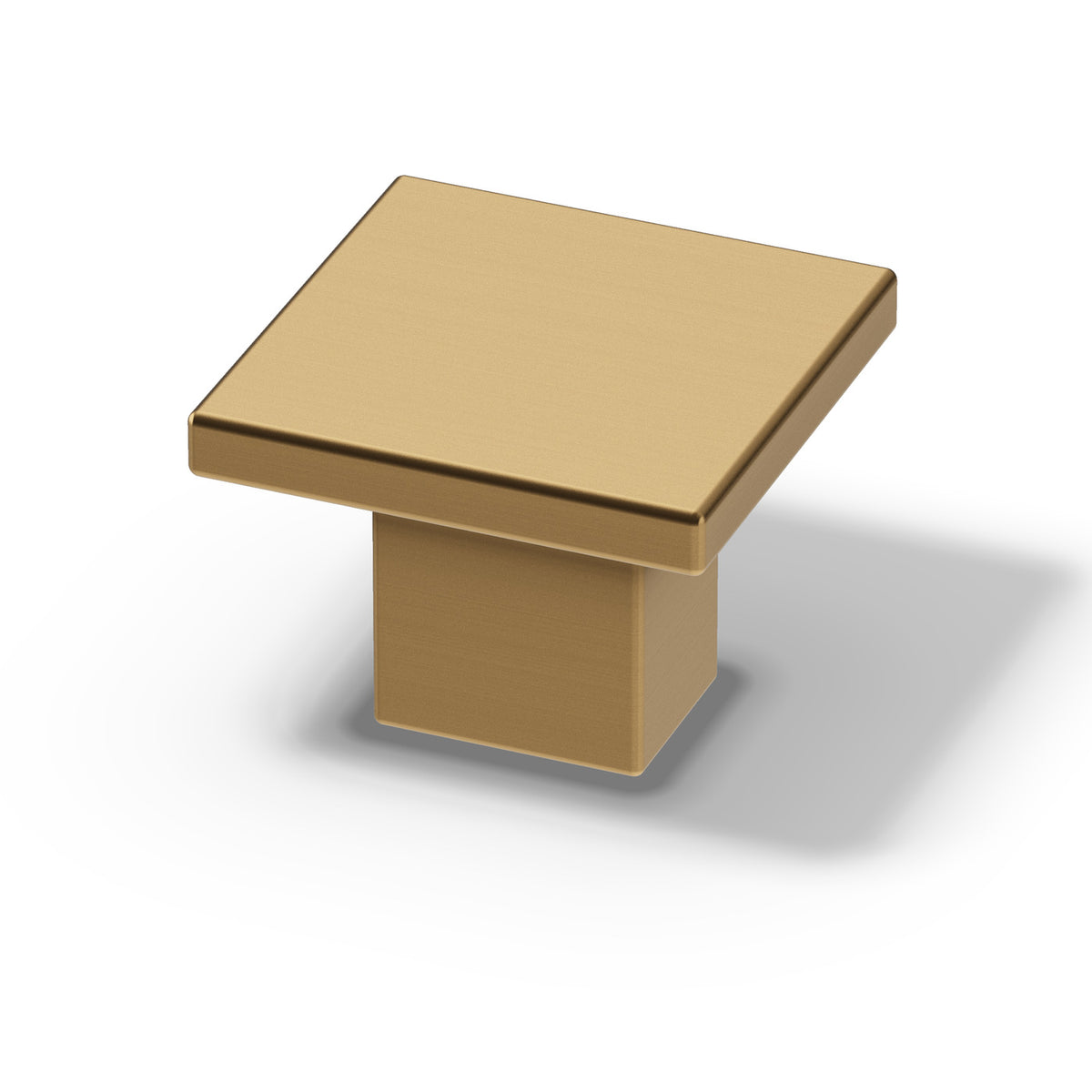 Ledger Knob, brushed brass