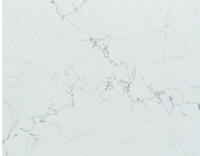 White with grey veining