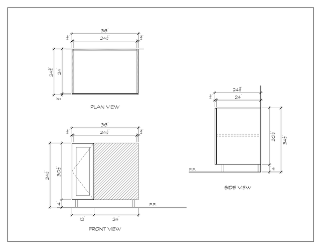 Blind Corner Base Cabinet