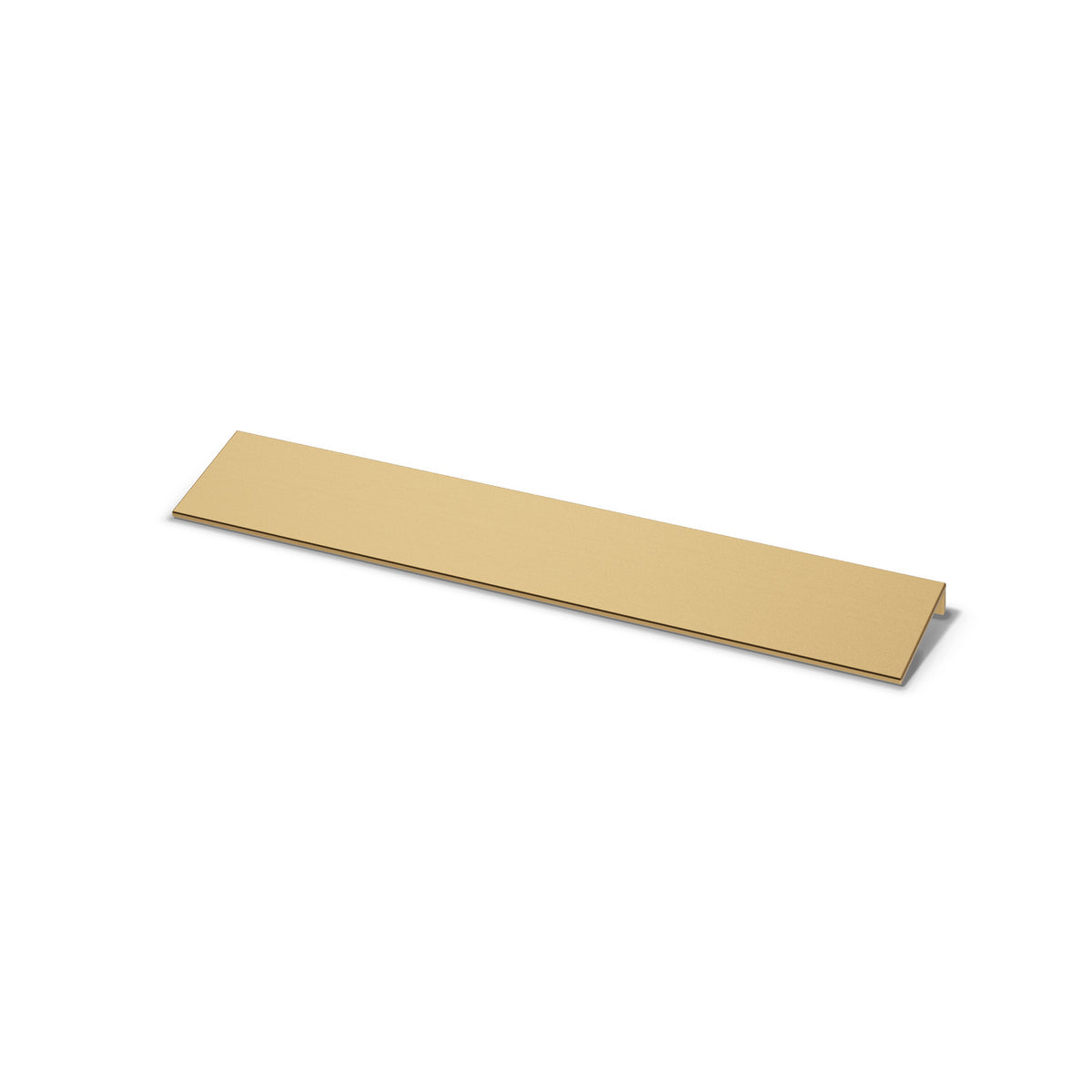 Kerf Edge Pull, 242mm, brushed brass