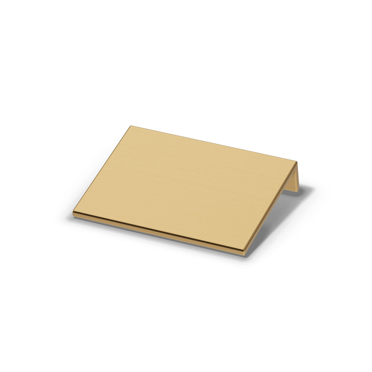 Kerf Edge Pull, 82mm, brushed brass