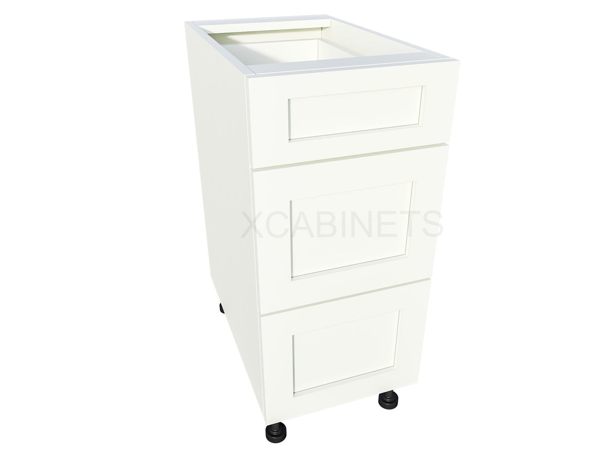 3 Drawer Base Cabinet, dimension drawing 2