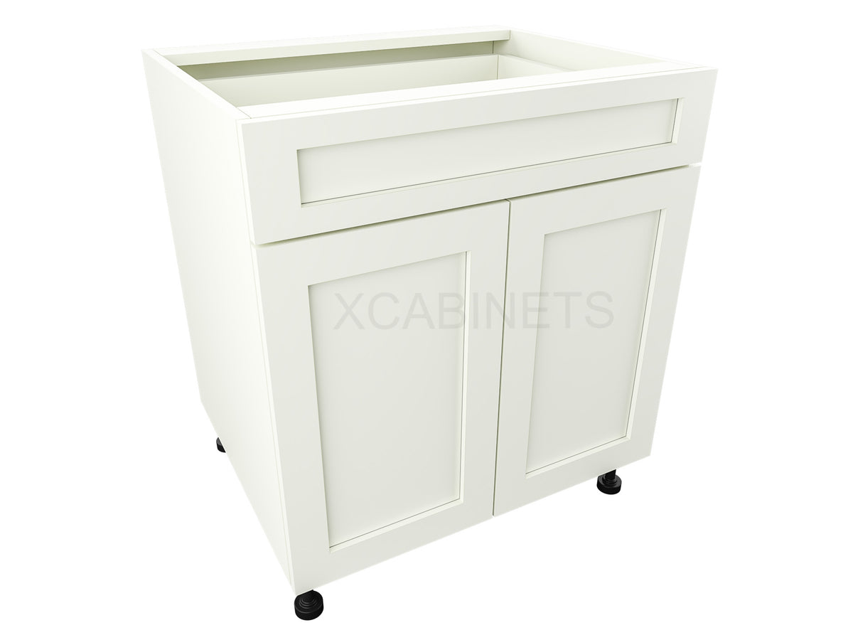 1 Drawer 2 Door Base Cabinet, dimension drawing 2