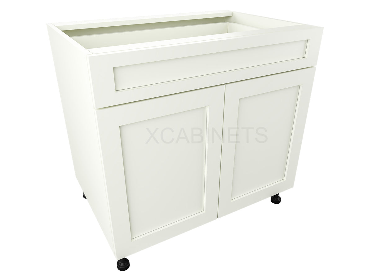 1 Drawer 2 Door Base Cabinet, dimension drawing 4